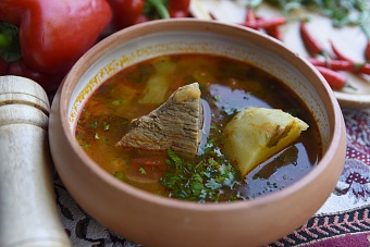 Хашлама с говядиной